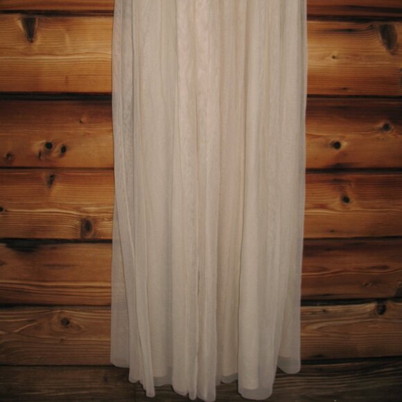 MAC DUGGAL 9132 Womens Embellished Illusion High Neck Long Sleeve Gown Dress - Picture 11 of 12